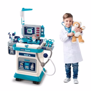 Kit Carrito Médico Infantil con Luces y Sonidos para Niños – Juguemos al Doctor